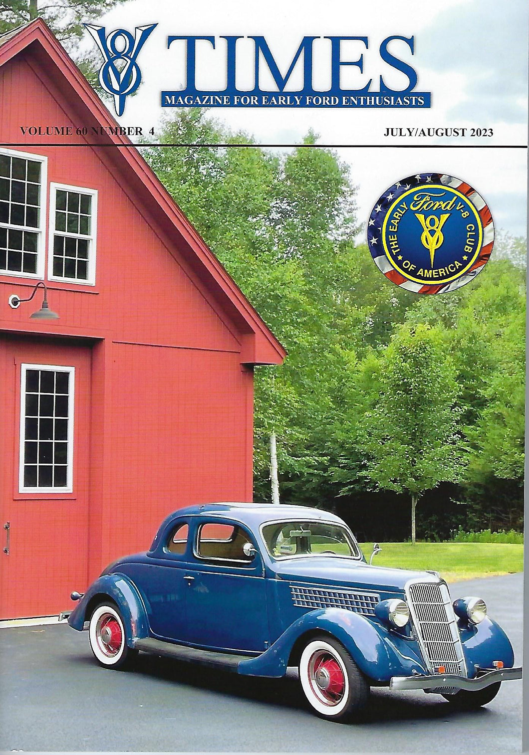 Vol. 60, No. 4: 2023 July-August (use V-8 TIMES back issue shipping rate)