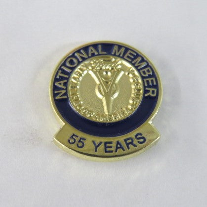 55 Year Membership Pin