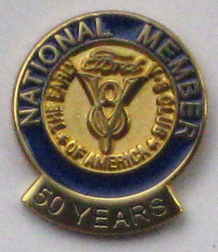 50 Year Membership Pin (use Club Accessories shipping rate)